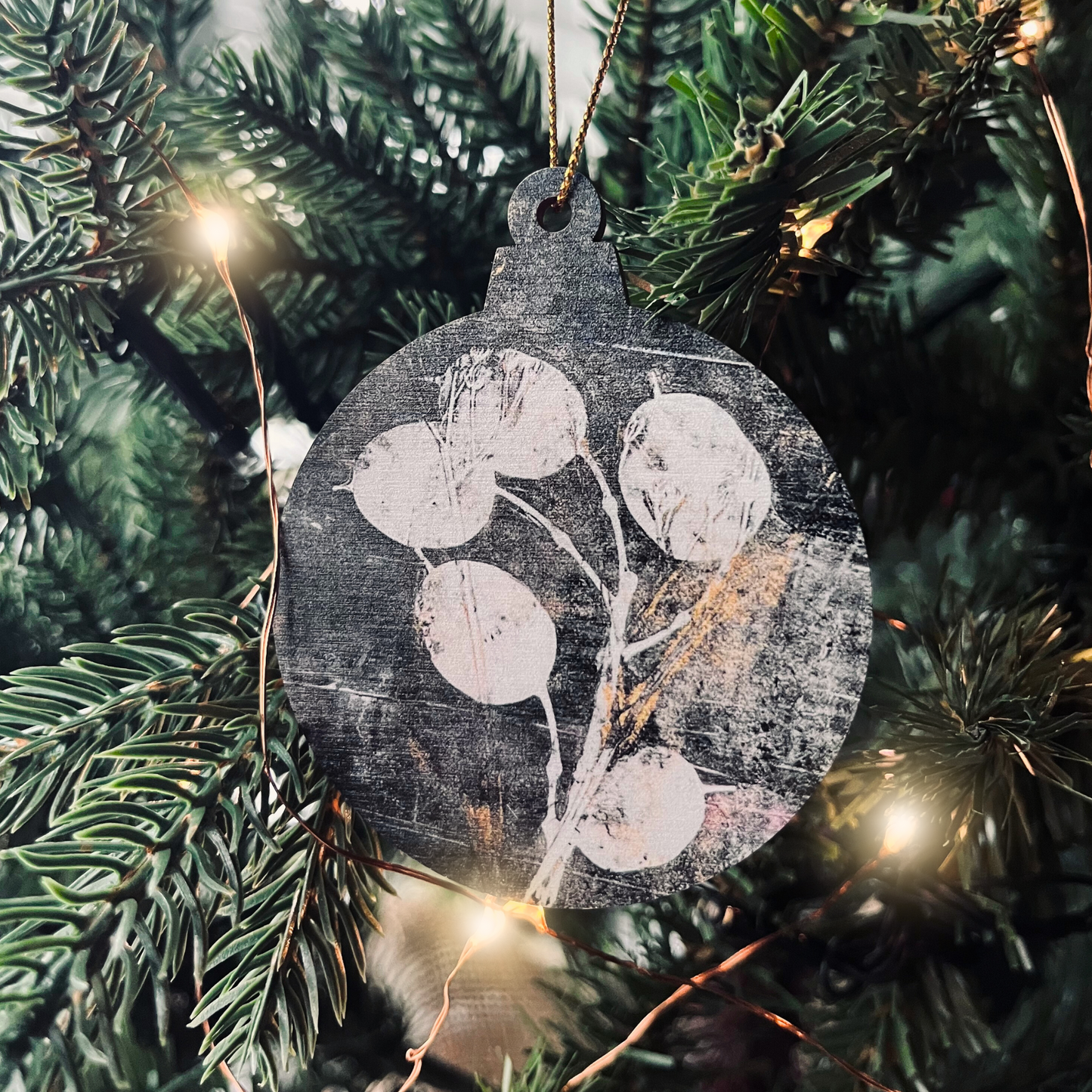 'Set of Four' Botanical Wooden Decorations